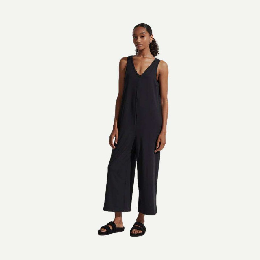 Womens * | Varley Pelion Jumpsuit Black Womens