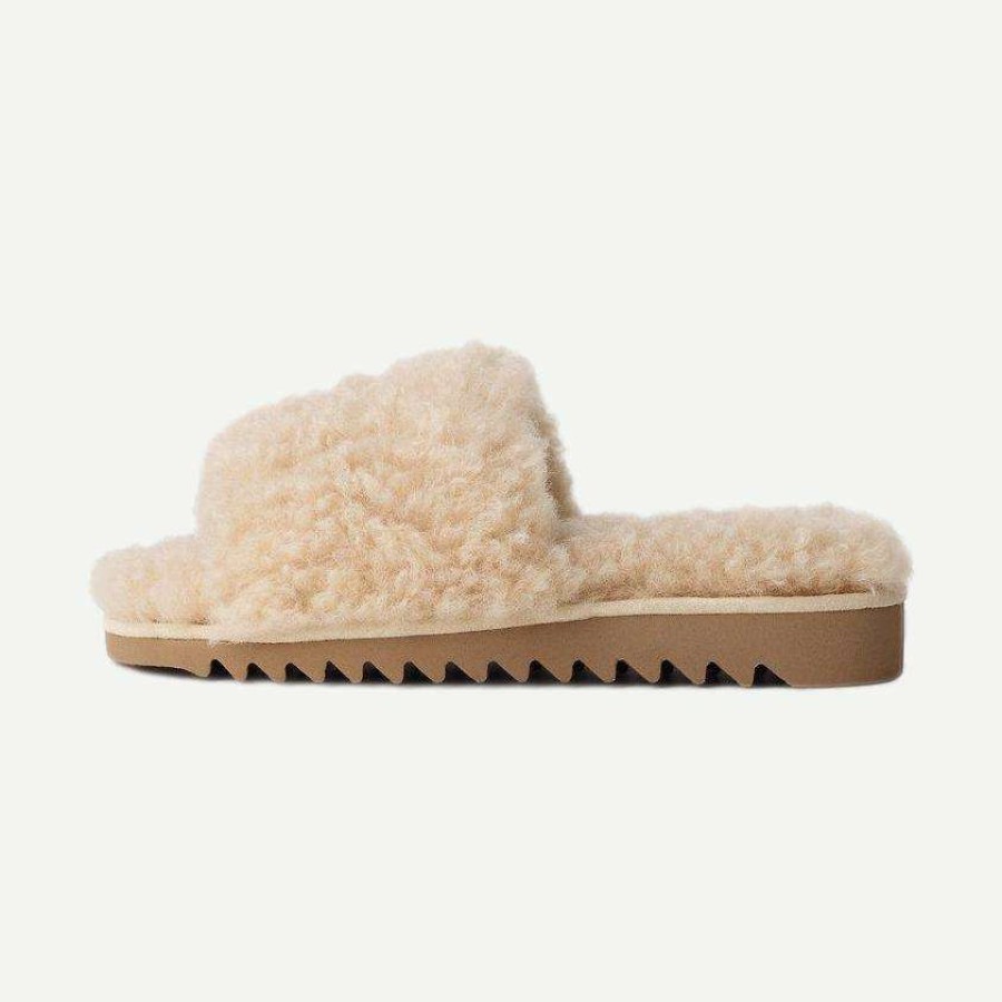 Womens * | Rag & Bone Eria Sandal Faux Furr Ivory Womens