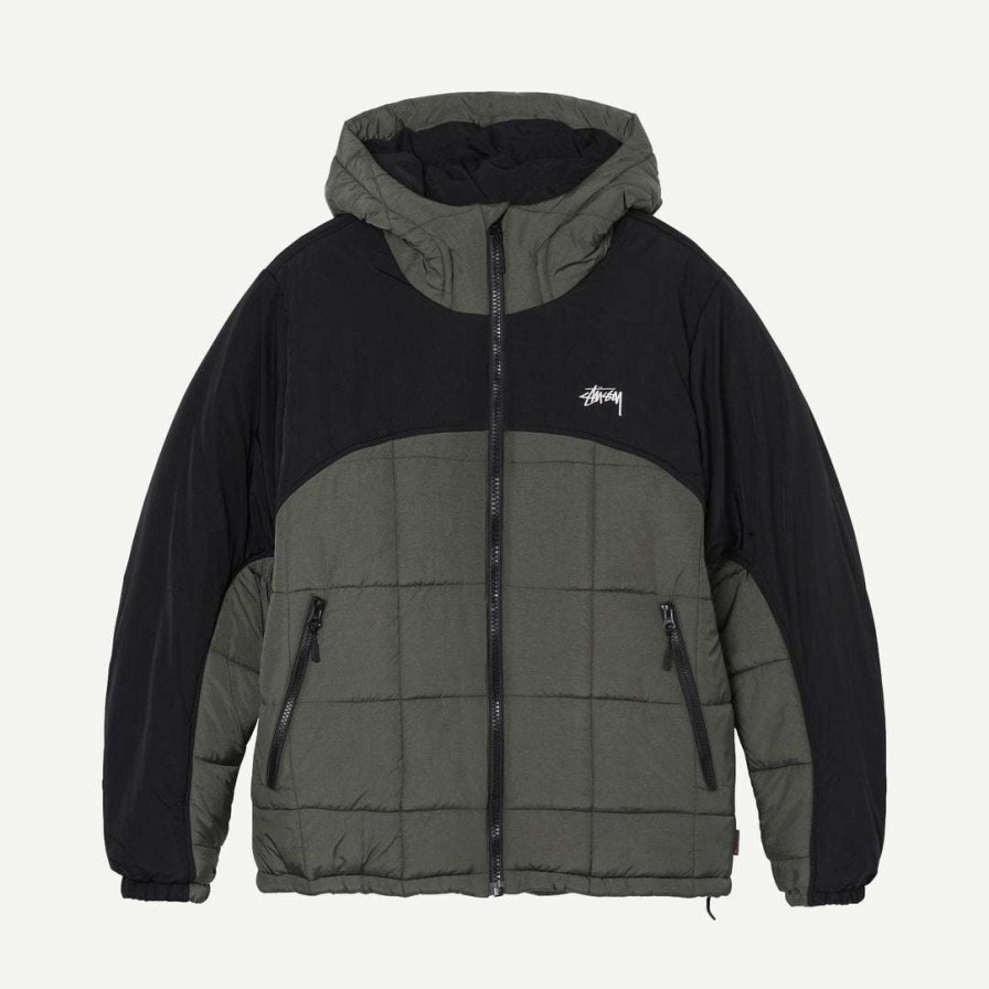 Mens * | Stussy Primaloft Mountain Jacket Olive