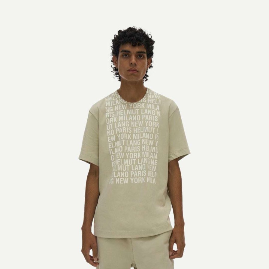 Tees * | Helmut Lang Box Logo Tee Mens