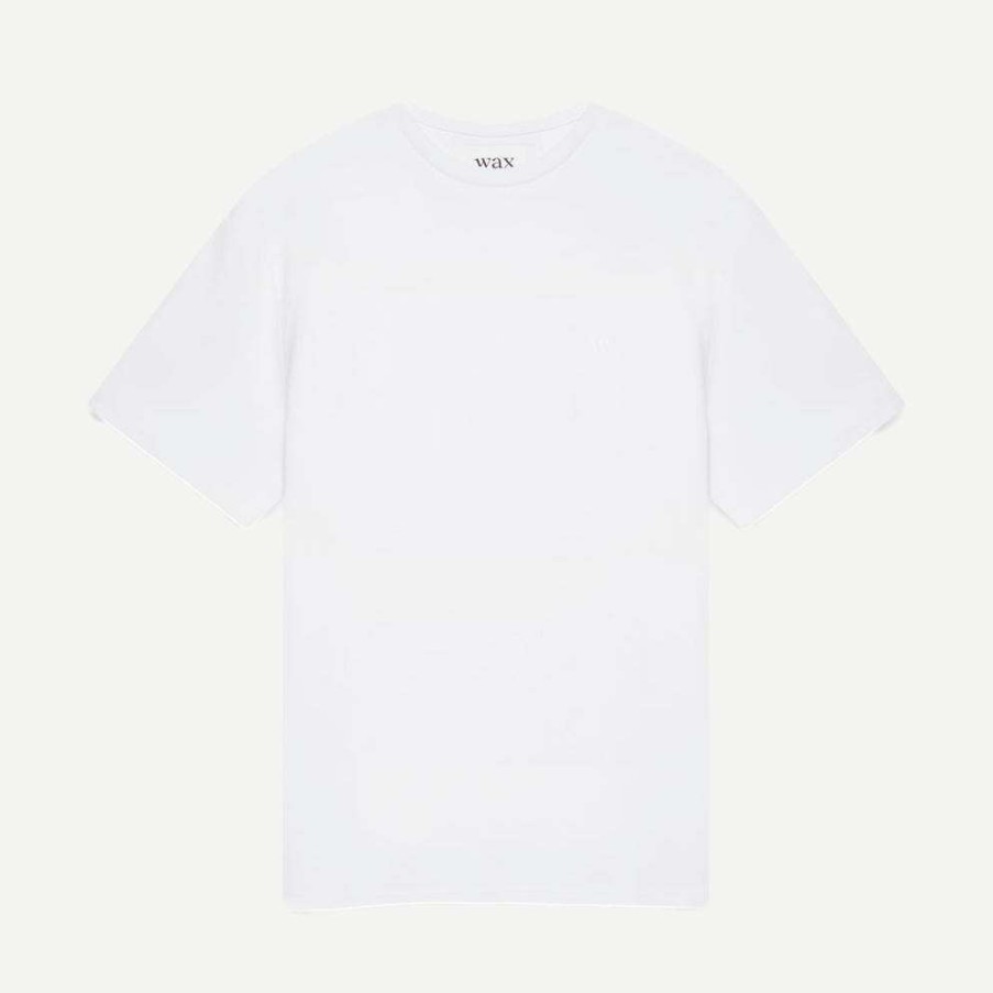 Tees * | Wax London Dean Tee With Tonal Embroidery Mens