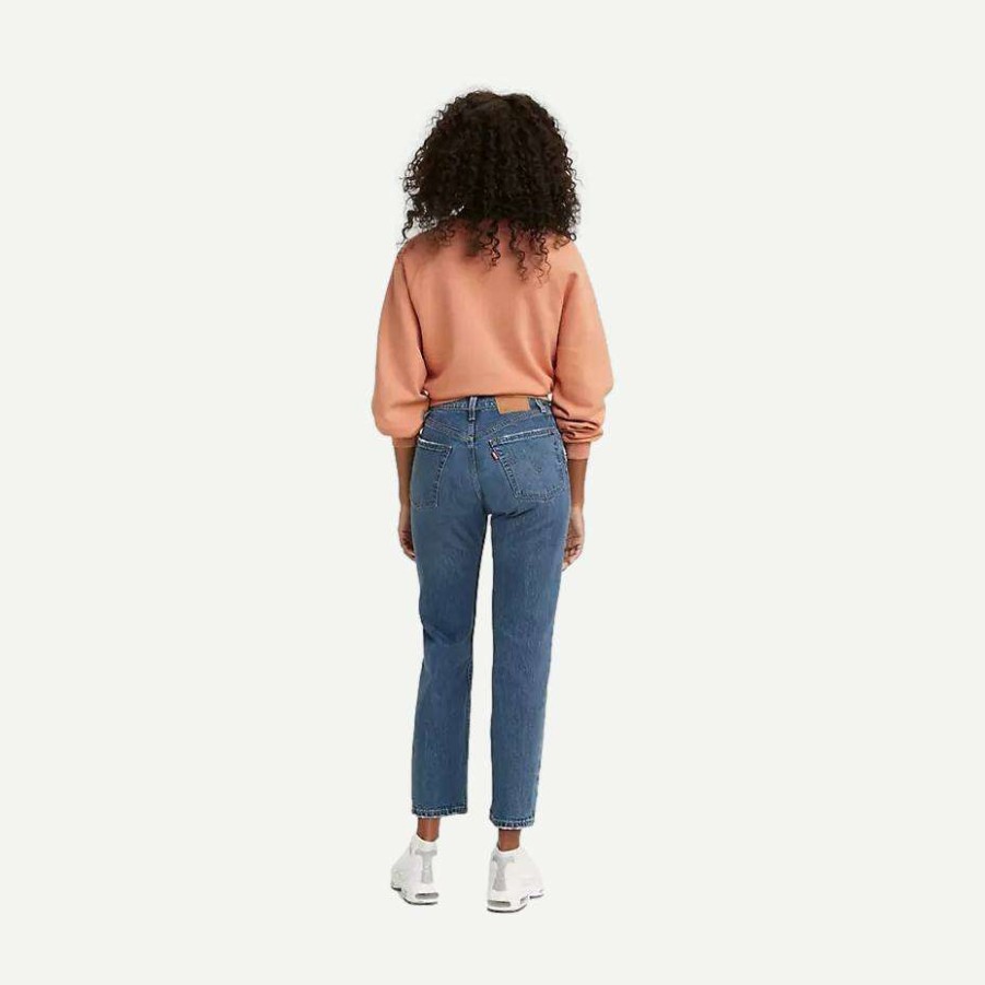 Womens * | Levi'S 501 Original Crop Jeans Salsa Middle