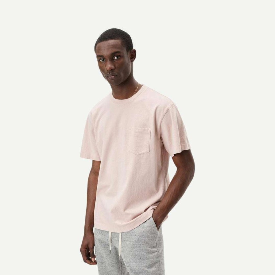 Tees * | John Elliott Mens Lucky Pocket Tee Twilight