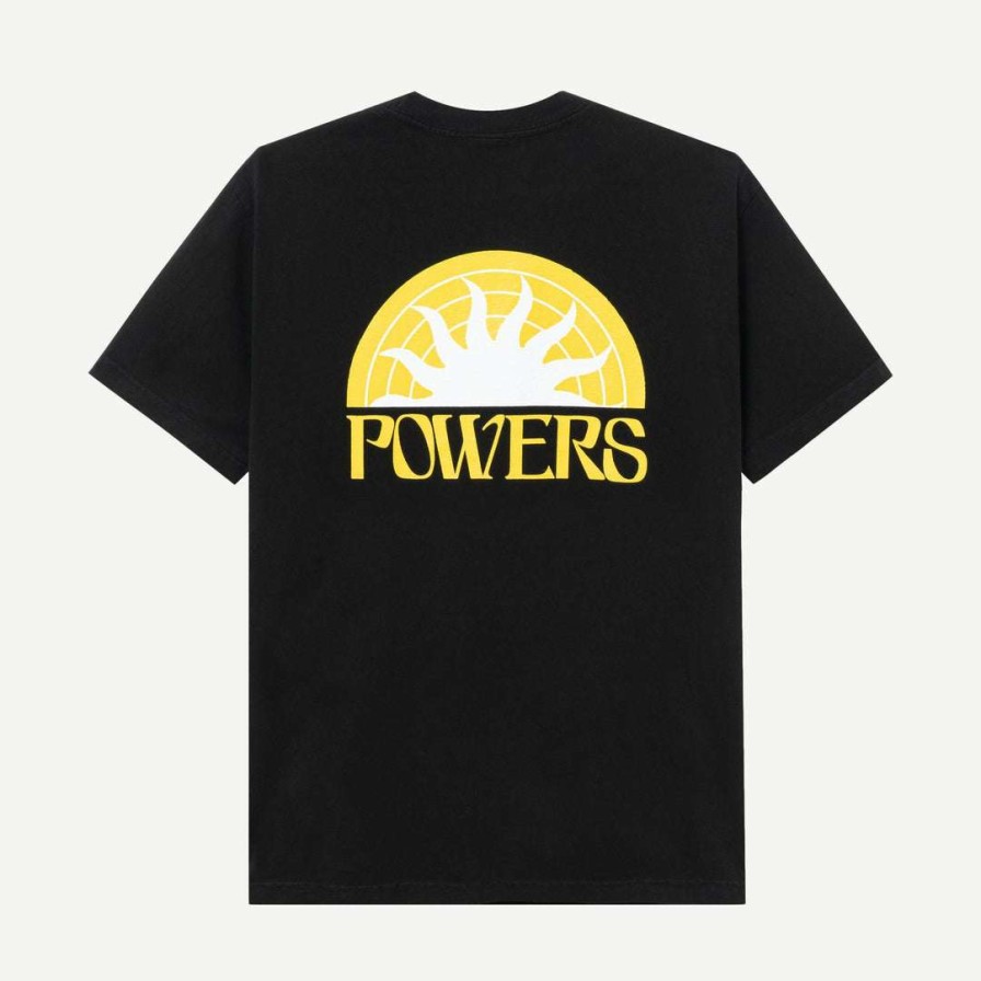 Tees * | Powers Mens Sun Ss Tee Black