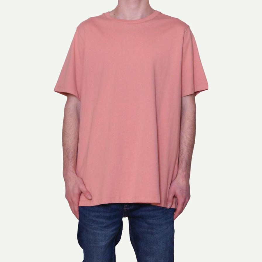 Tees * | Galvanic Core Tee In Pale Pink Mens