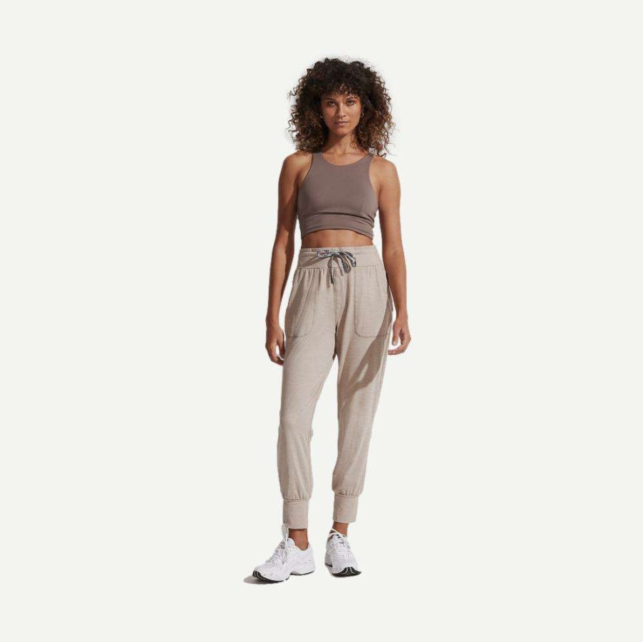 Womens * | Varley Womens Parkhurst Jogger Taupe Marl