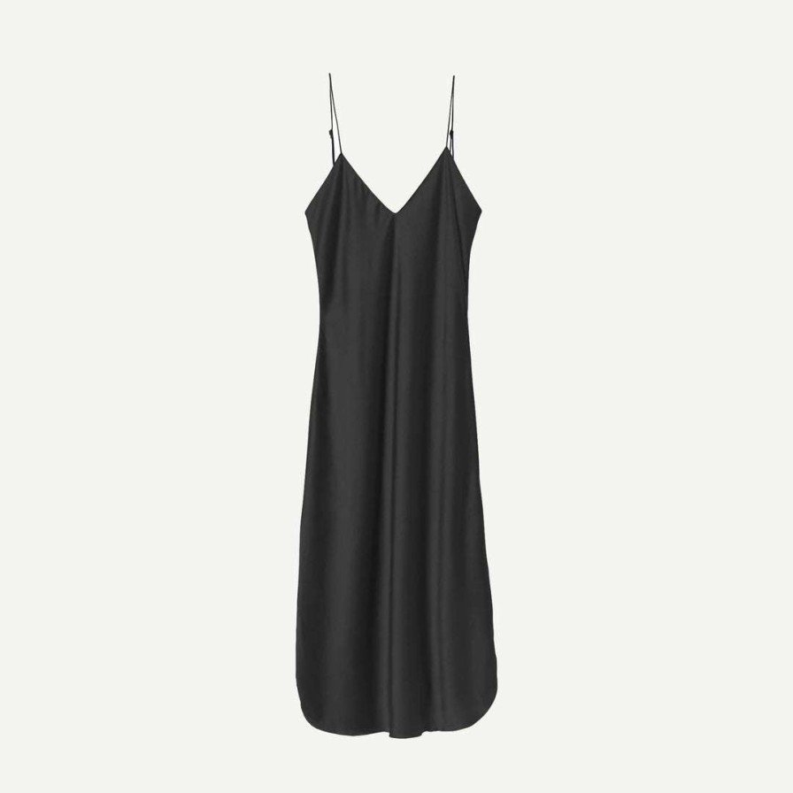 Womens * | Nili Lotan Short Cami Dress Black