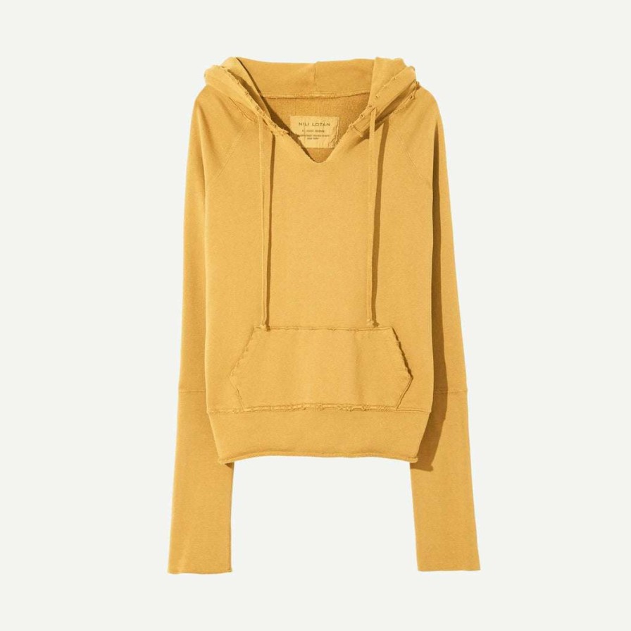 Womens * | Nili Lotan Janie Hoodie Yellow