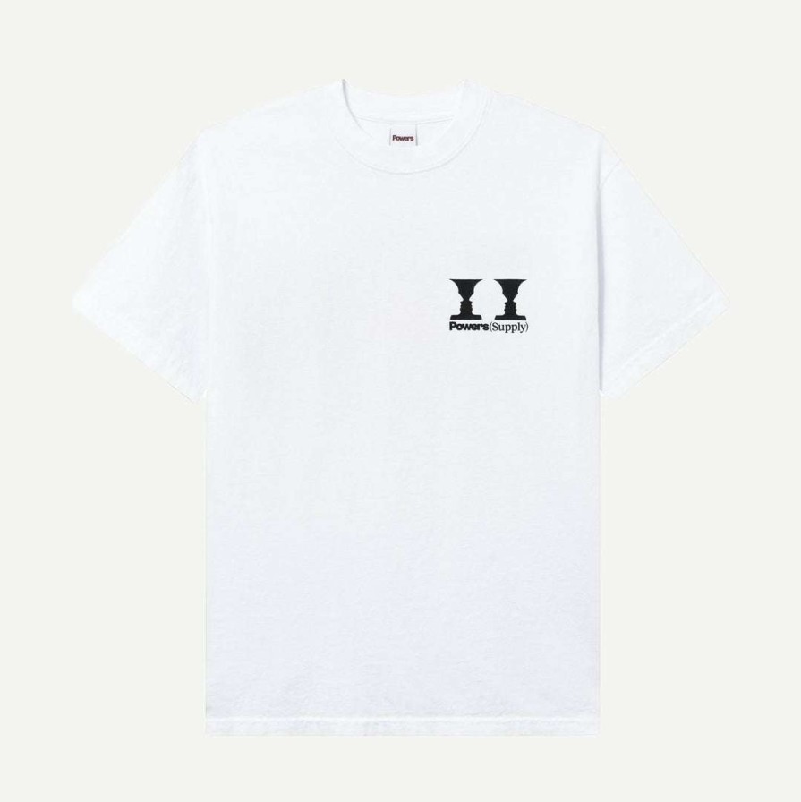 Tees * | Powers Ultimate Relaxation Ss Tee White Mens