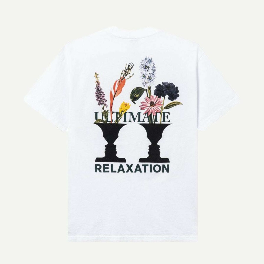 Tees * | Powers Ultimate Relaxation Ss Tee White Mens