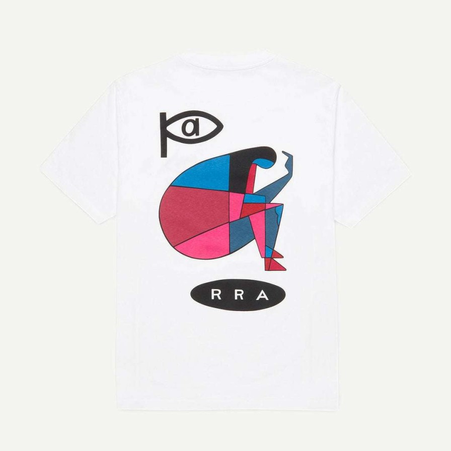 Tees * | By Parra The Thinker T-Shirt White