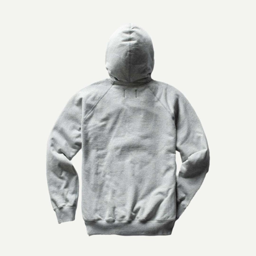 Mens * | Reigning Champ Mens Knit Lightweight Pullover Hoodie H. Grey