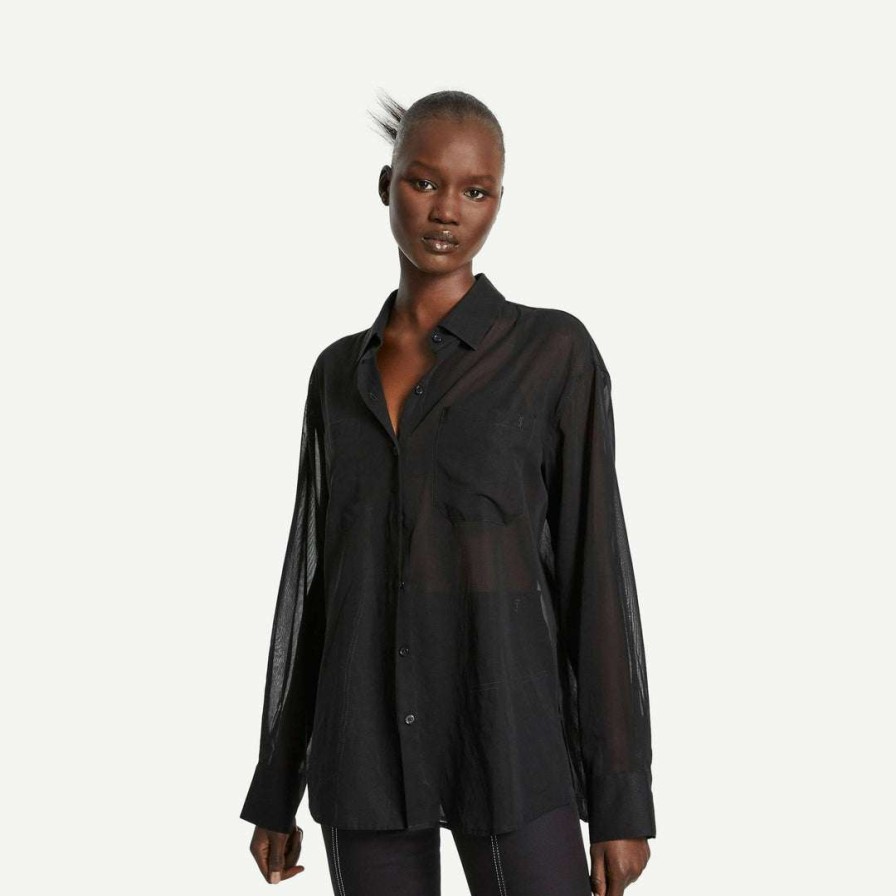 Womens * | Ksubi Cher Shirt Black Womens