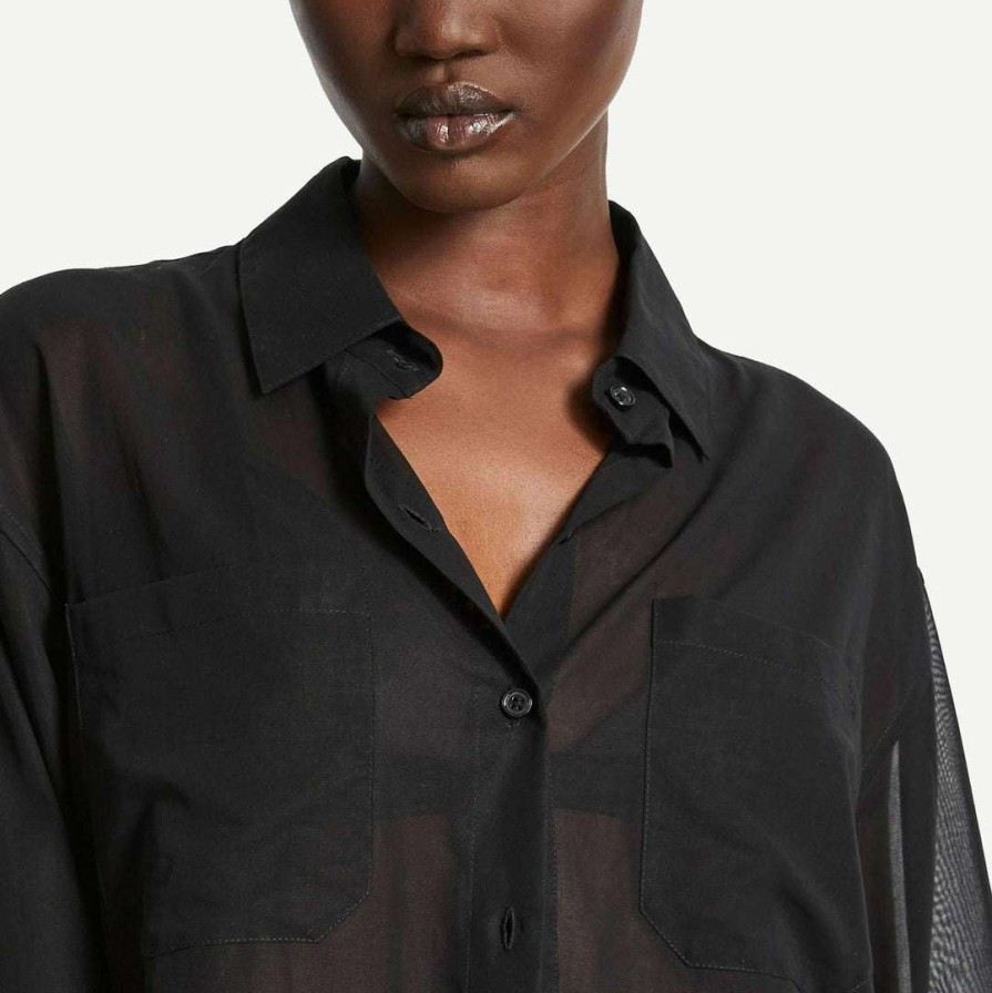 Womens * | Ksubi Cher Shirt Black Womens