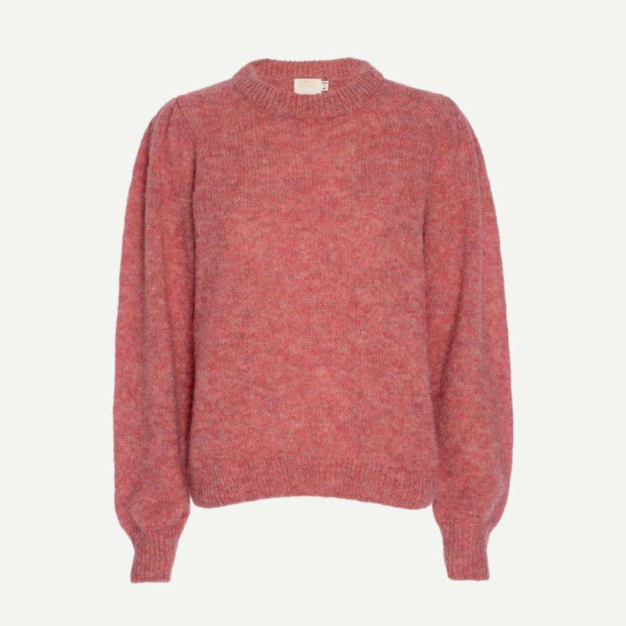 Womens * | Nation Ltd Womens Busy Oversized 80'S Sweater In Geranium