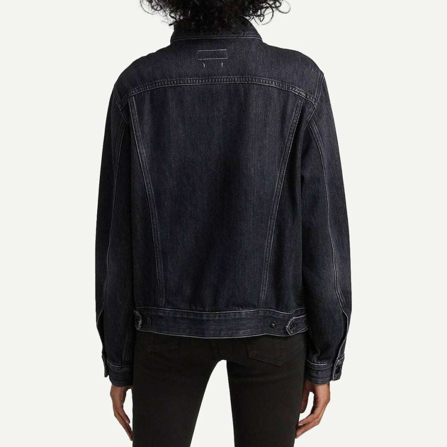 Womens * | Rag & Bone Denim Jacket Onyx Womens