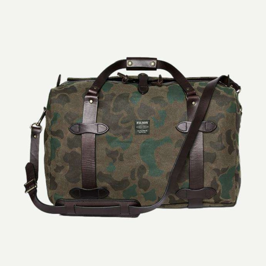 Womens * | Filson Accessories Waxed Rugged Twill Duffle Medium