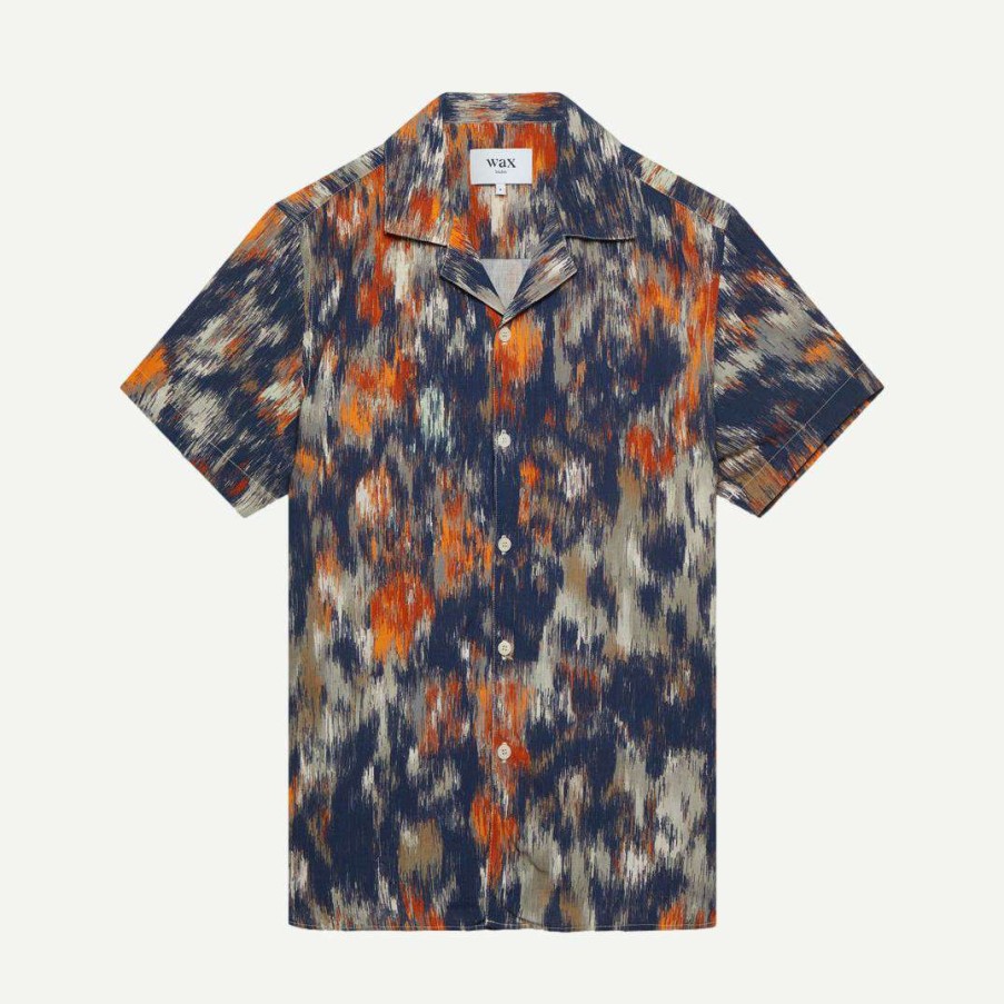 Mens * | Wax London Mens Didcot Shirt Watercolour Floral