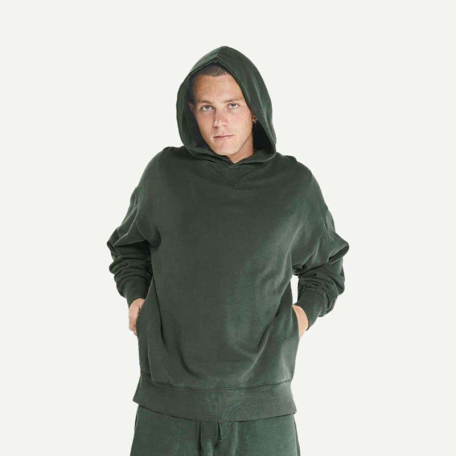 Mens * | Thrills Mens Situation Normal Slouch Pull On Hood Dark Olive