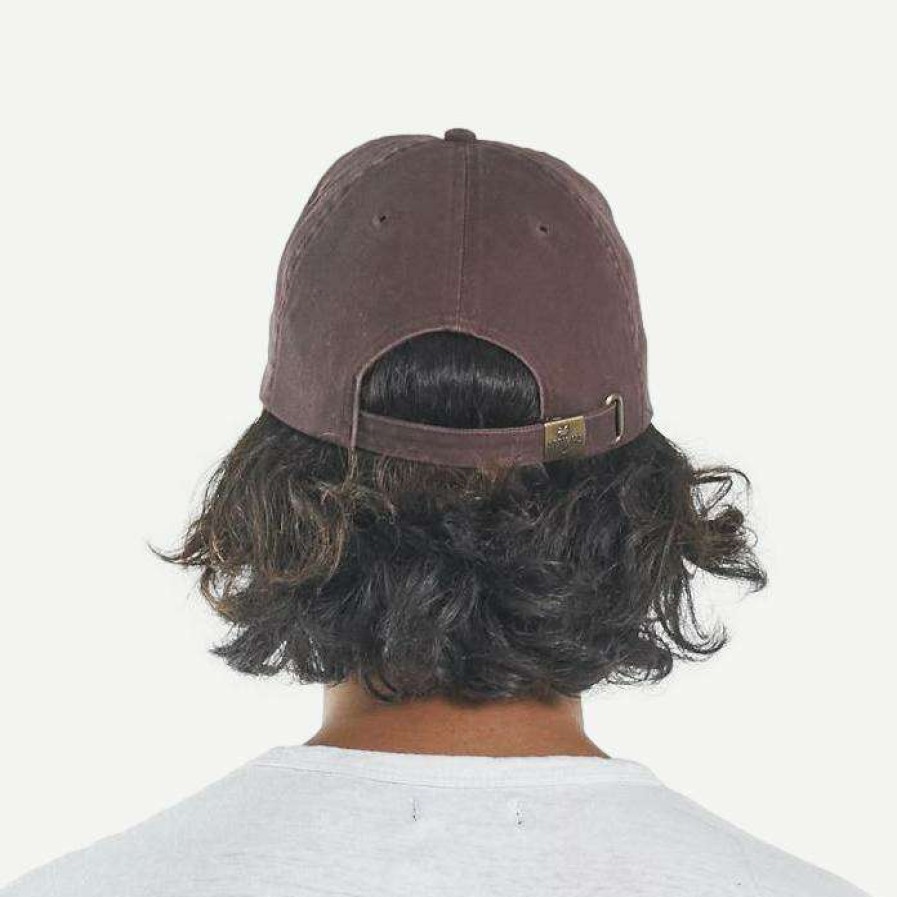 Womens * | Thrills Mens Contrasting Stack 6 Panel Cap Mahogany