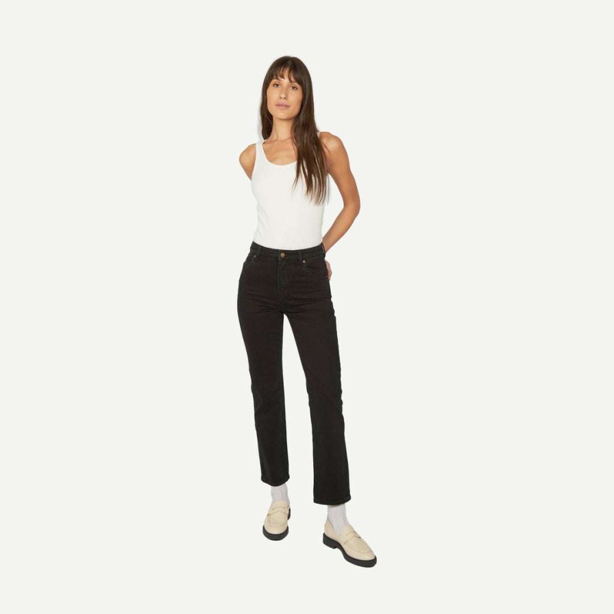 Womens * | Rolla'S Jeans Womens Original Straight Black