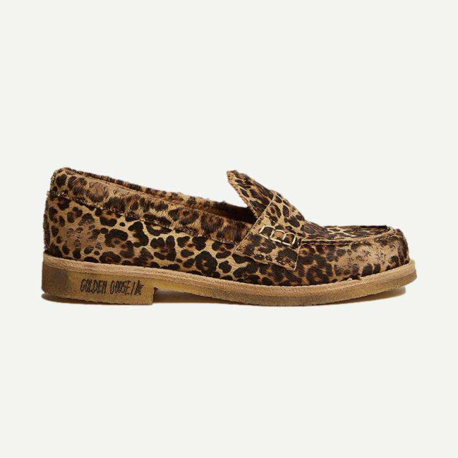 Womens * | Golden Goose Jerry Mocassino Leo Horsy Upper