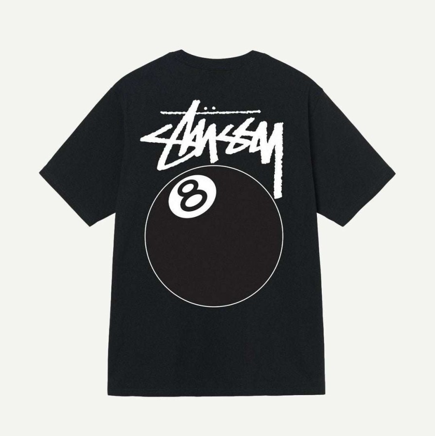 Tees * | Stussy 8 Ball Tee Black Mens