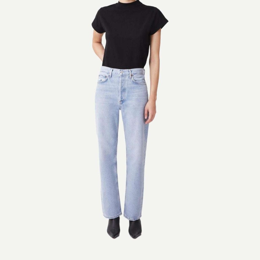 Womens * | Agolde 90'S Mid Rise Loose Fit Snapshot Womens