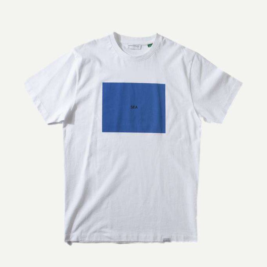 Tees * | Edmmond Studios Sea Block White Mens