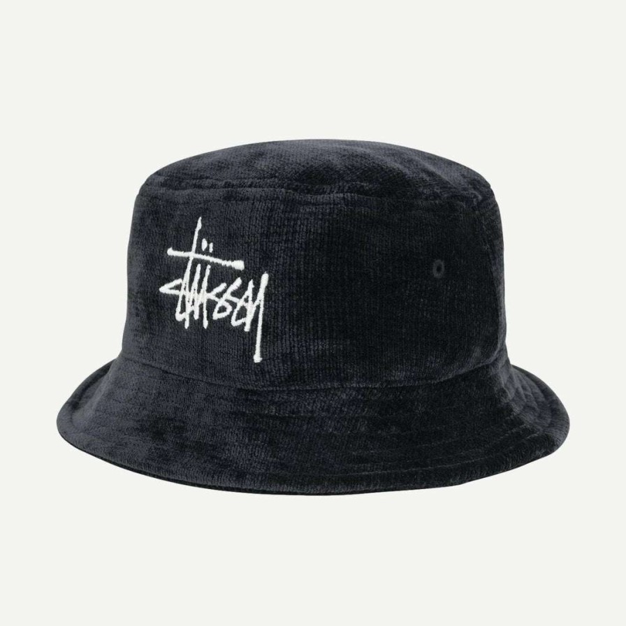 Womens * | Stussy Chenille Big Basic Bucket Hat (More Colors Available) Mens