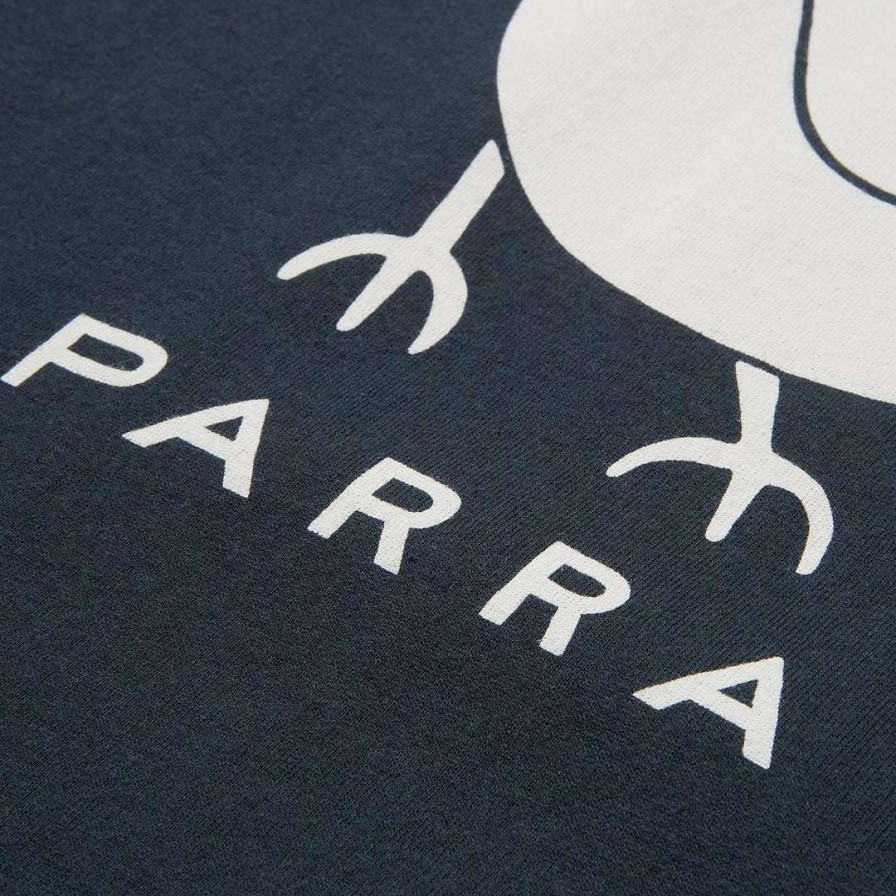 Tees * | By Parra Mens Chicken T-Shirt Navy Blue