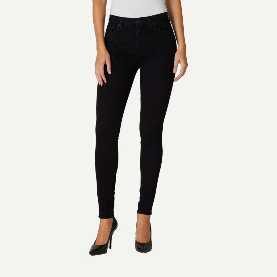 Womens * | Hudson Barbara High Waist Super Skinny In Black