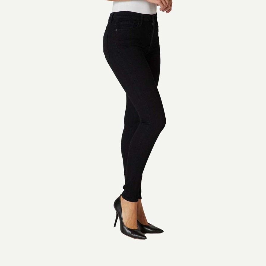 Womens * | Hudson Barbara High Waist Super Skinny In Black