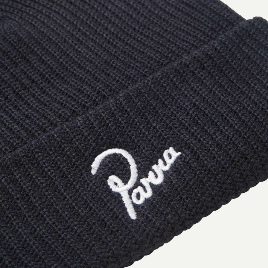 Mens * | By Parra Signature Beanie Navy Blue Mens