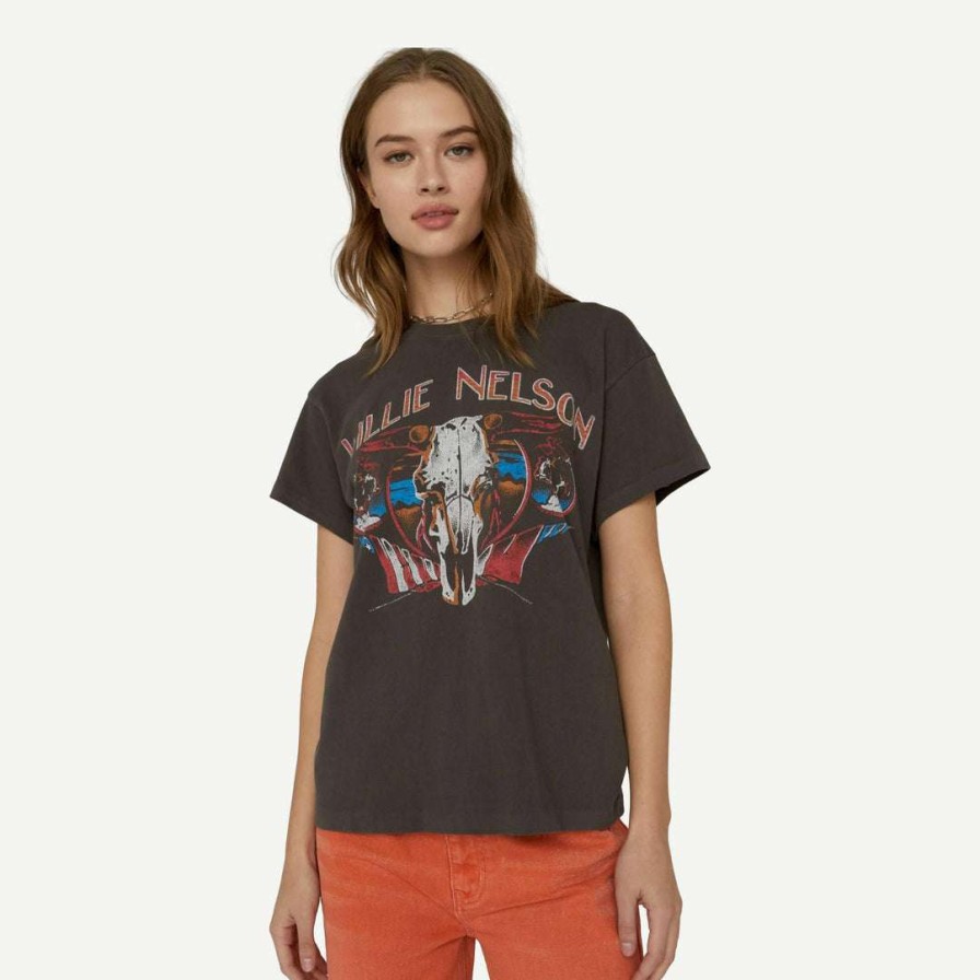 Tee & Tanks * | Daydreamer Womens Willie Nelson And Family Tour Tee