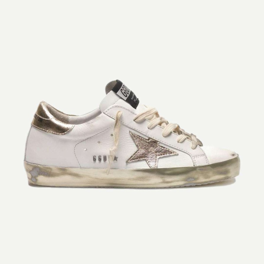 Womens * | Golden Goose Superstar Leather Upper Laminated Star Lettering