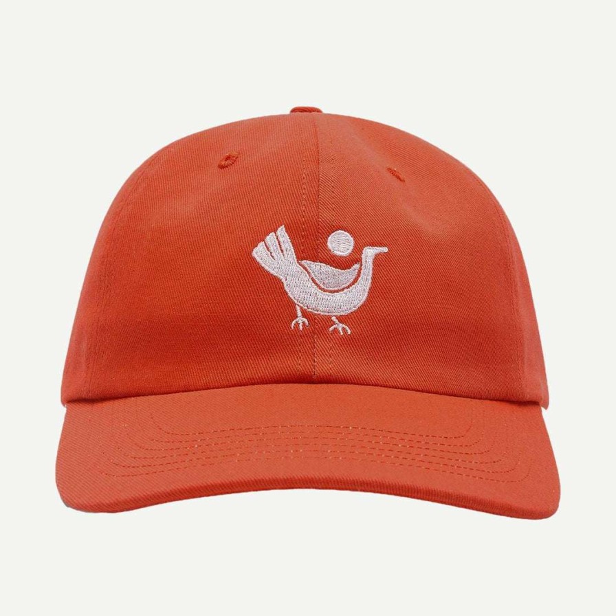 Mens * | By Parra Chicken 6 Panel Hat Burned Orange