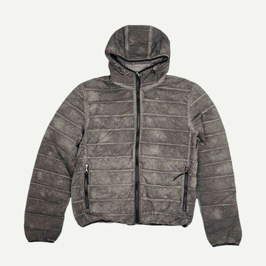 Mens * | John Elliott Carson Down Full Zip Bronze Patina