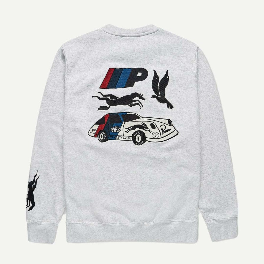 Mens * | By Parra Parra Racing Team Crew Neck Sweatshirt Mens