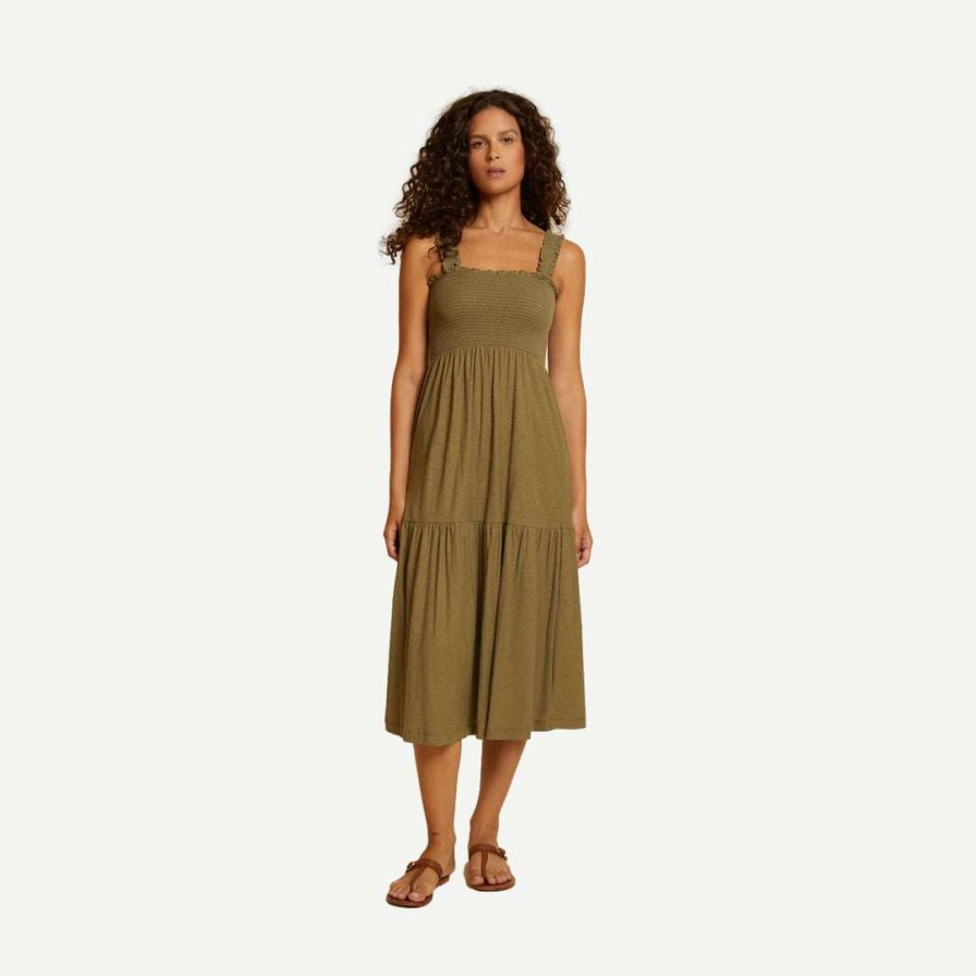 Womens * | Nation Ltd Shoshanah Smocked Dress Mary Jane