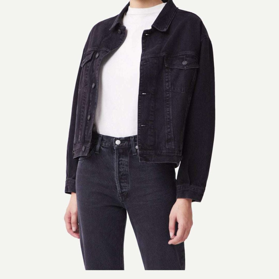 Womens * | Agolde Charlie Oversized Denim Jacket