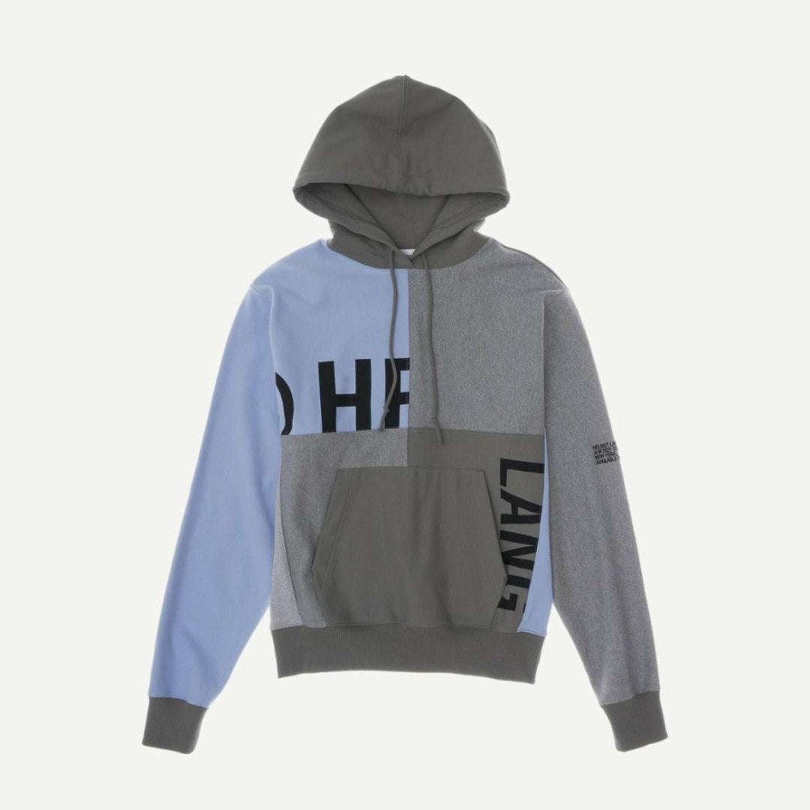 Mens * | Helmut Lang Patchwork Hoodie Mens