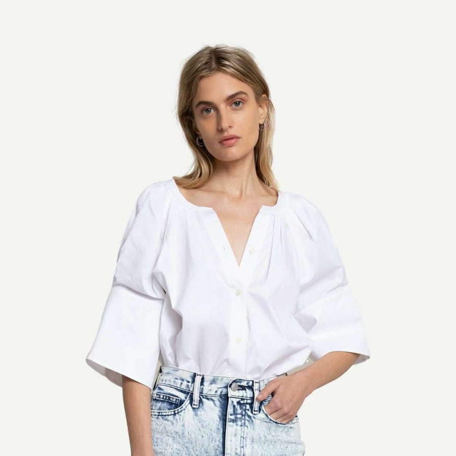 Womens * | A.L.C. Chloe Cotton Top