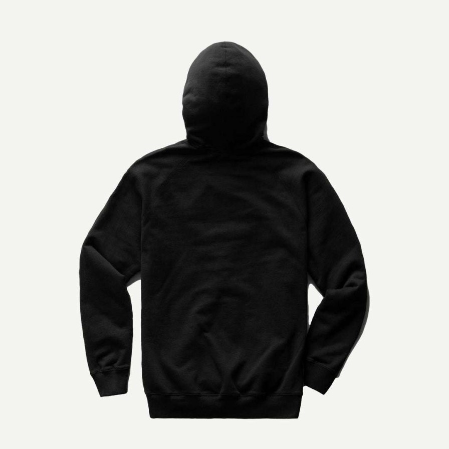 Mens * | Reigning Champ Knit Mid Weight Terry Pullover Hoodie In Black