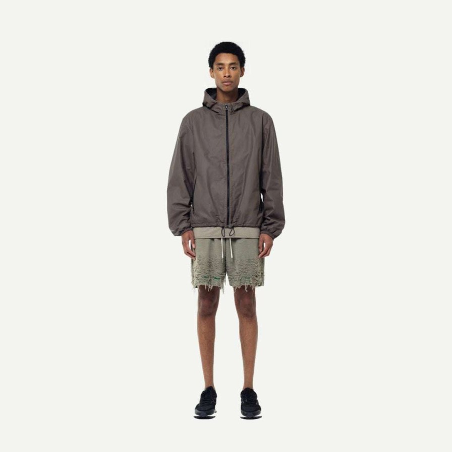 Womens * | John Elliott Mens Reverse Burn-Out Shorts Shark X Kelly