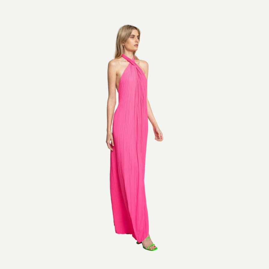 Womens * | A.L.C. Rio Dress Neon Pink