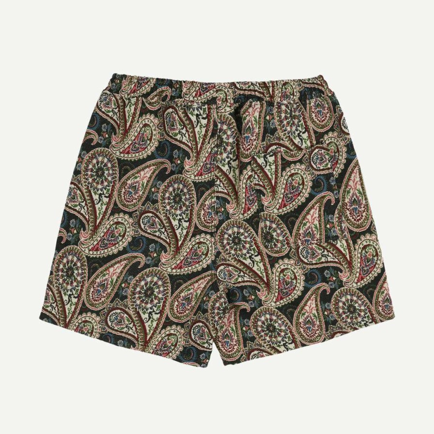 Womens * | Pleasures Casket Woven Shorts Black Mens