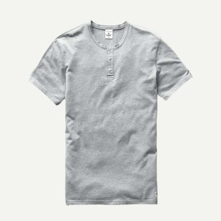 Tees * | Reigning Champ Knit Ringspun Heather Grey