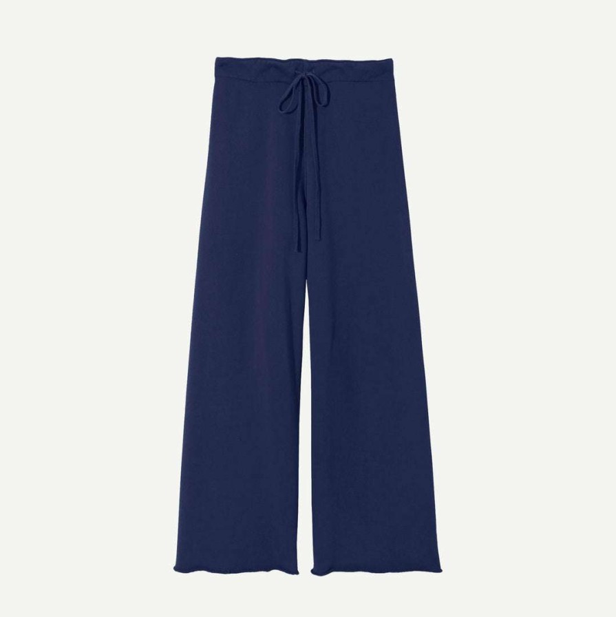 Womens * | Nili Lotan Kiki Sweatpant Marine Blue